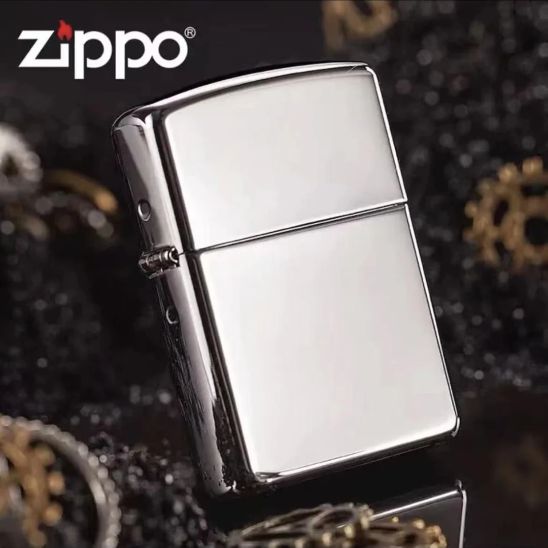 ZIPPO/之宝【盔甲光板】美版167镀铬镜面盔甲光板 防风打火机TCJ1