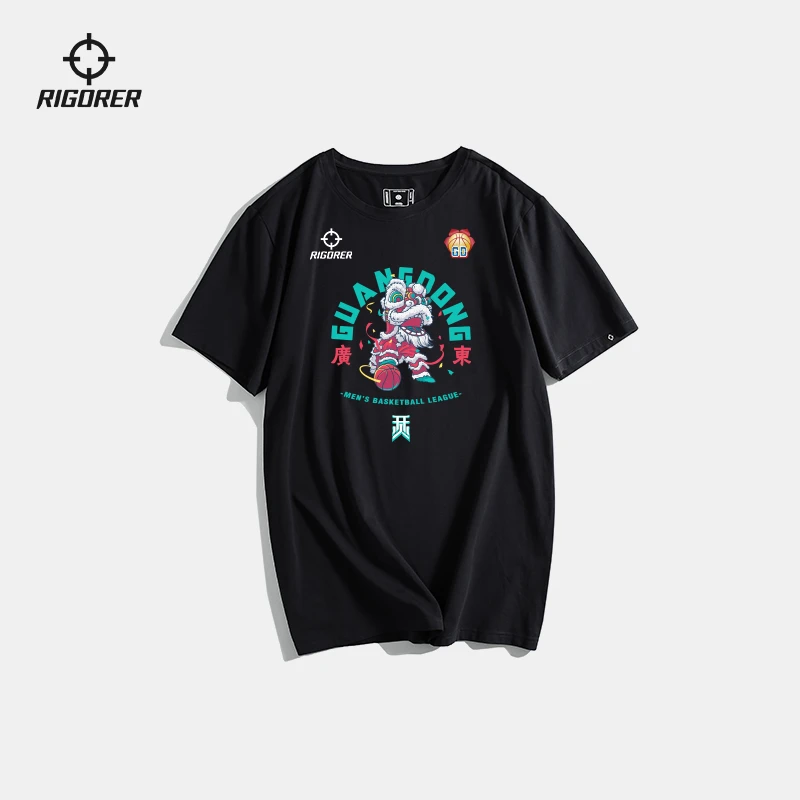 准者短袖运动t恤男女装休闲篮球训练健身服宽松跑步上衣广东联赛