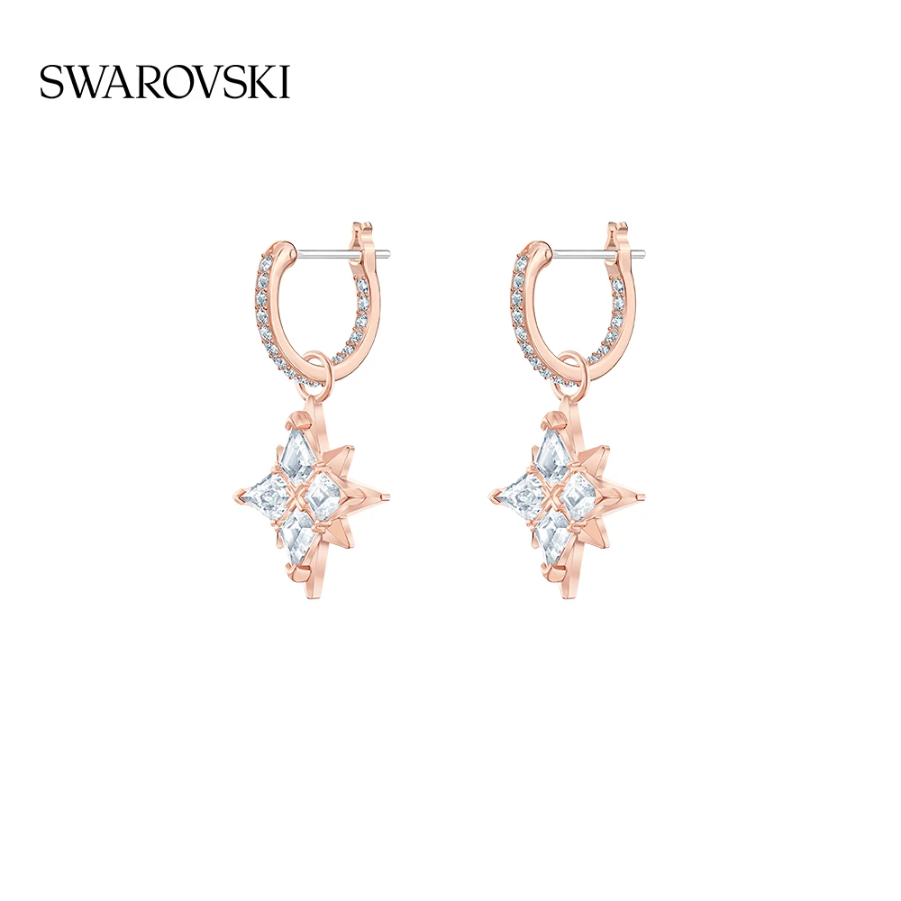 Swarovski/施华洛世奇 合金仿水晶耳饰 浪漫星星耳环圣诞节