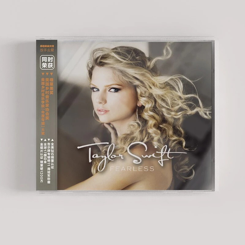 霉霉专辑 TAYLOR SWIFT 泰勒斯威夫特 FEARLESS 放手去爱 CD