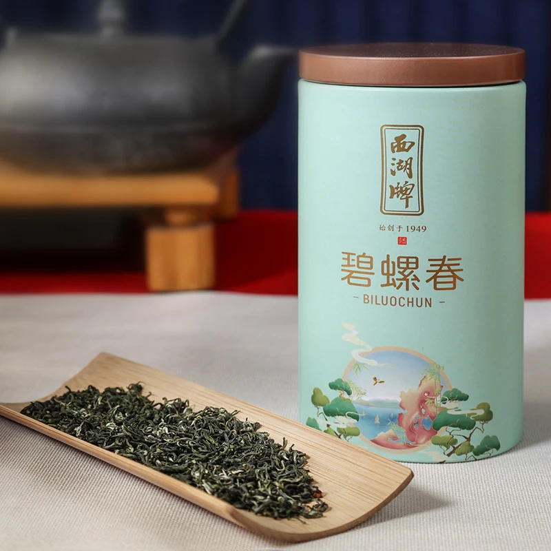 2024新茶上市西湖牌江苏特级珍选碧螺春50g罐装花果香绿茶新茶