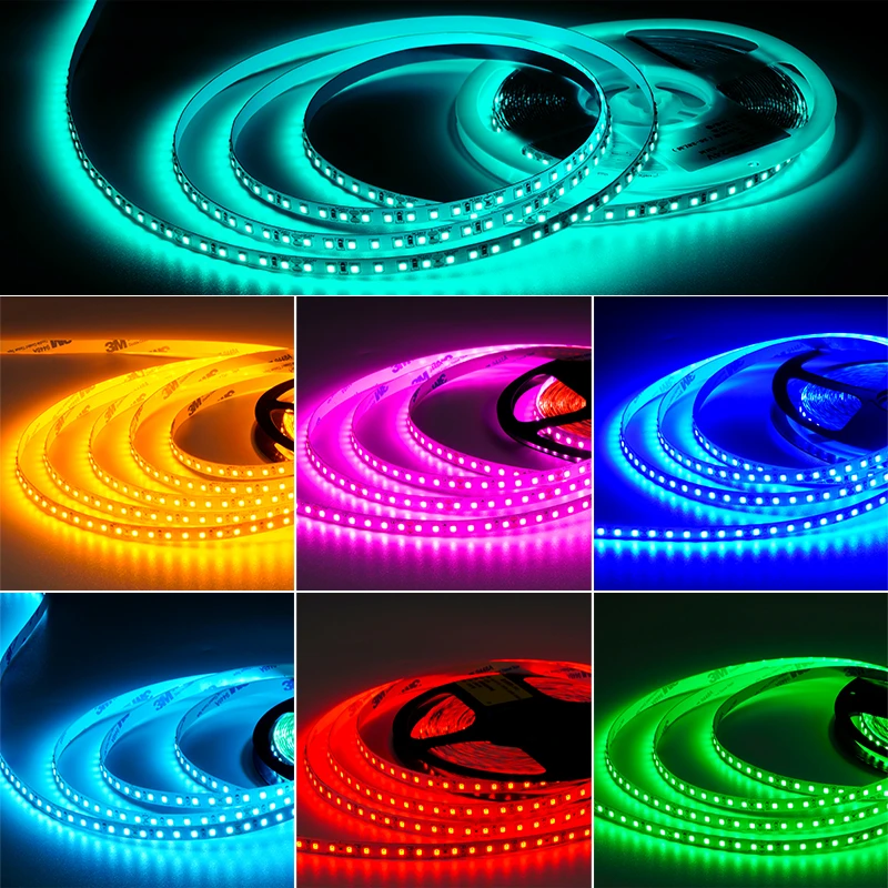 LED灯带24V低压贴片背胶工装线条灯铝槽酒店会所KTV专用氛围灯