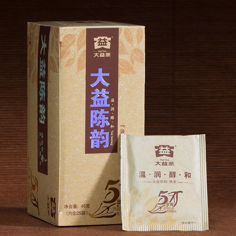 2011年陈韵（五年陈）袋泡茶熟茶 45g/盒