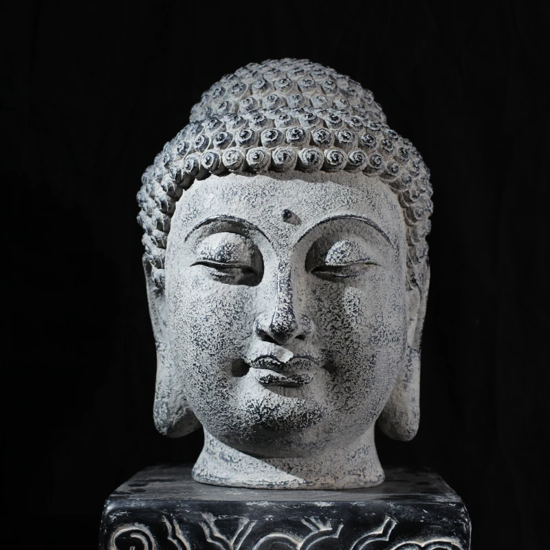 佛系摆件中号佛缘新中式大国风禅意仿古造景客厅布置家居用品