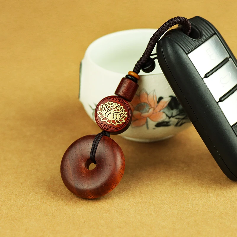 平安扣汽车钥匙扣挂饰挂件吊坠装饰品男士高档网红新款高端钥匙链