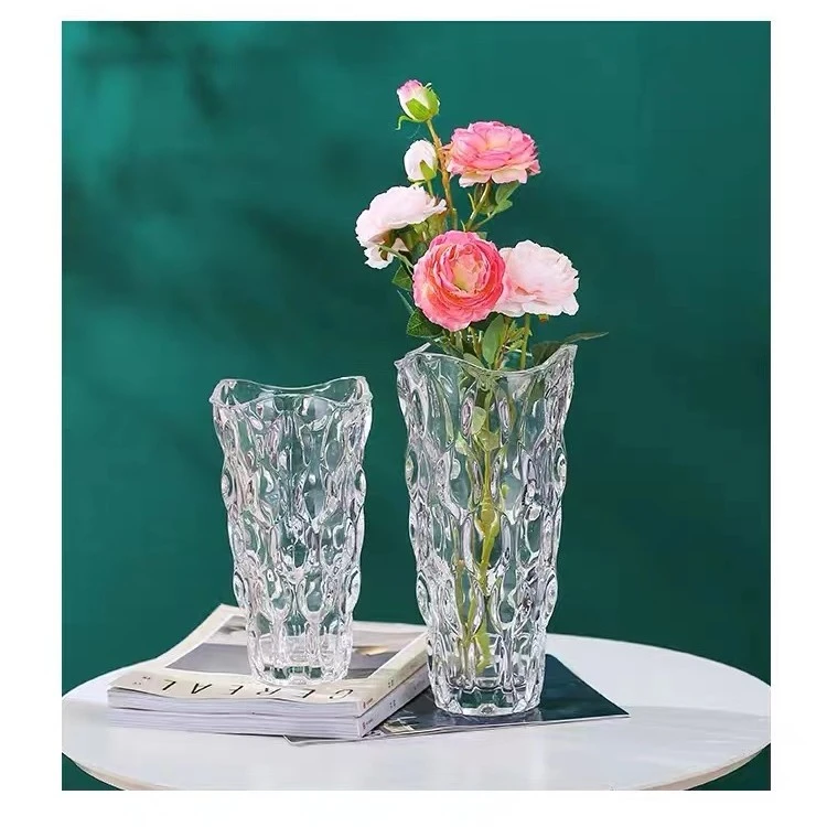 波西米亚 | 水晶水培鲜切花玻璃花瓶轻奢通透加厚家居摆件现代风
