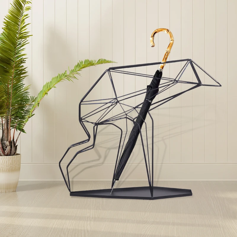 客顺吉简约现代仙鹤艺术伞架酒店大堂客厅样板房雨伞架