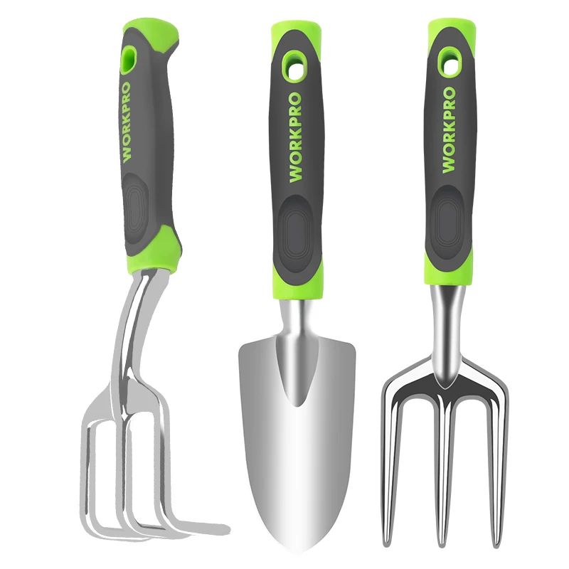 【地推专属】万克宝3pc园林工具园艺挖野菜不锈钢组套铲子