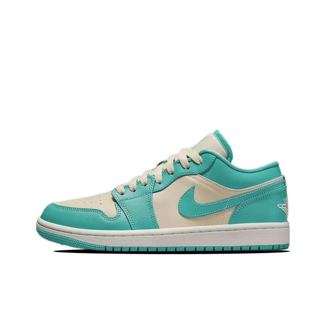 Air Jordan 1 Low 蓝绿色 低帮复古篮球鞋 女款 DC0774-131