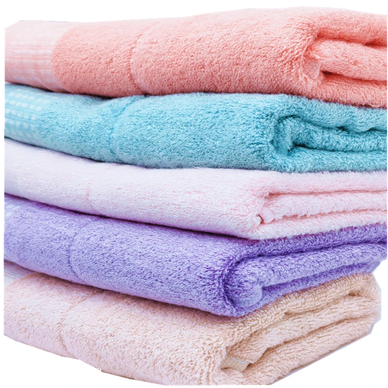 竹纤维洗脸大毛巾34*76cm不掉毛不褪色柔软防臭亲肤