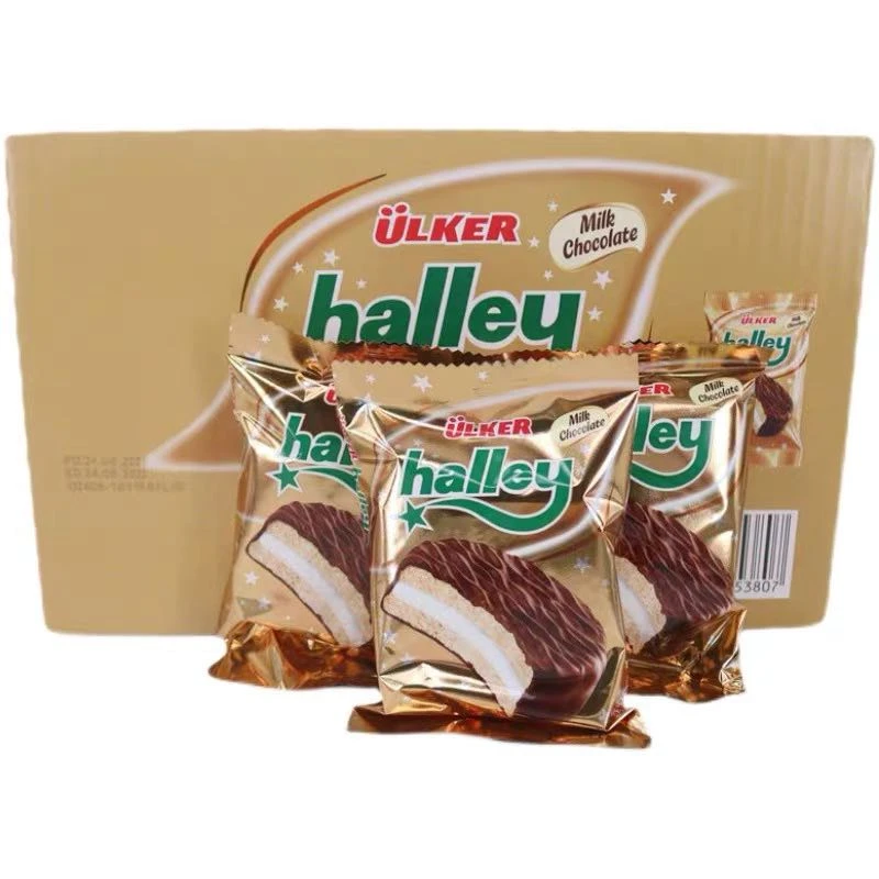 ULKER/优客 优客牌ulkar Halley巧克力派涂层夹心