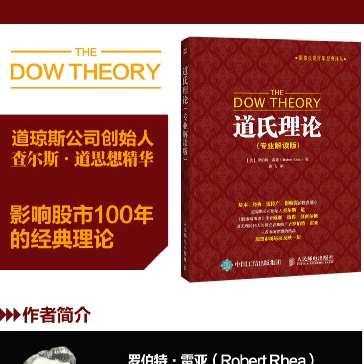 正版 道氏理论 专业解读版 艾略特波浪理论股票炒股入门大全书籍