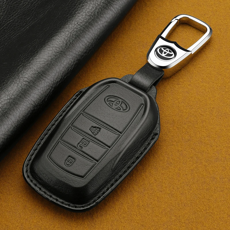 适用丰田兰德酷路泽钥匙套真皮陆巡4600陆地巡洋舰5700钥匙包扣壳