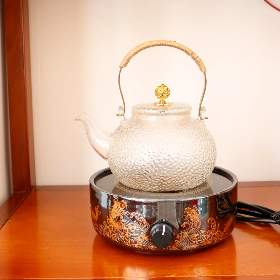 【茗品优选】煮茶壶电陶炉煮茶器套装家用煮茶专用耐高温电陶炉