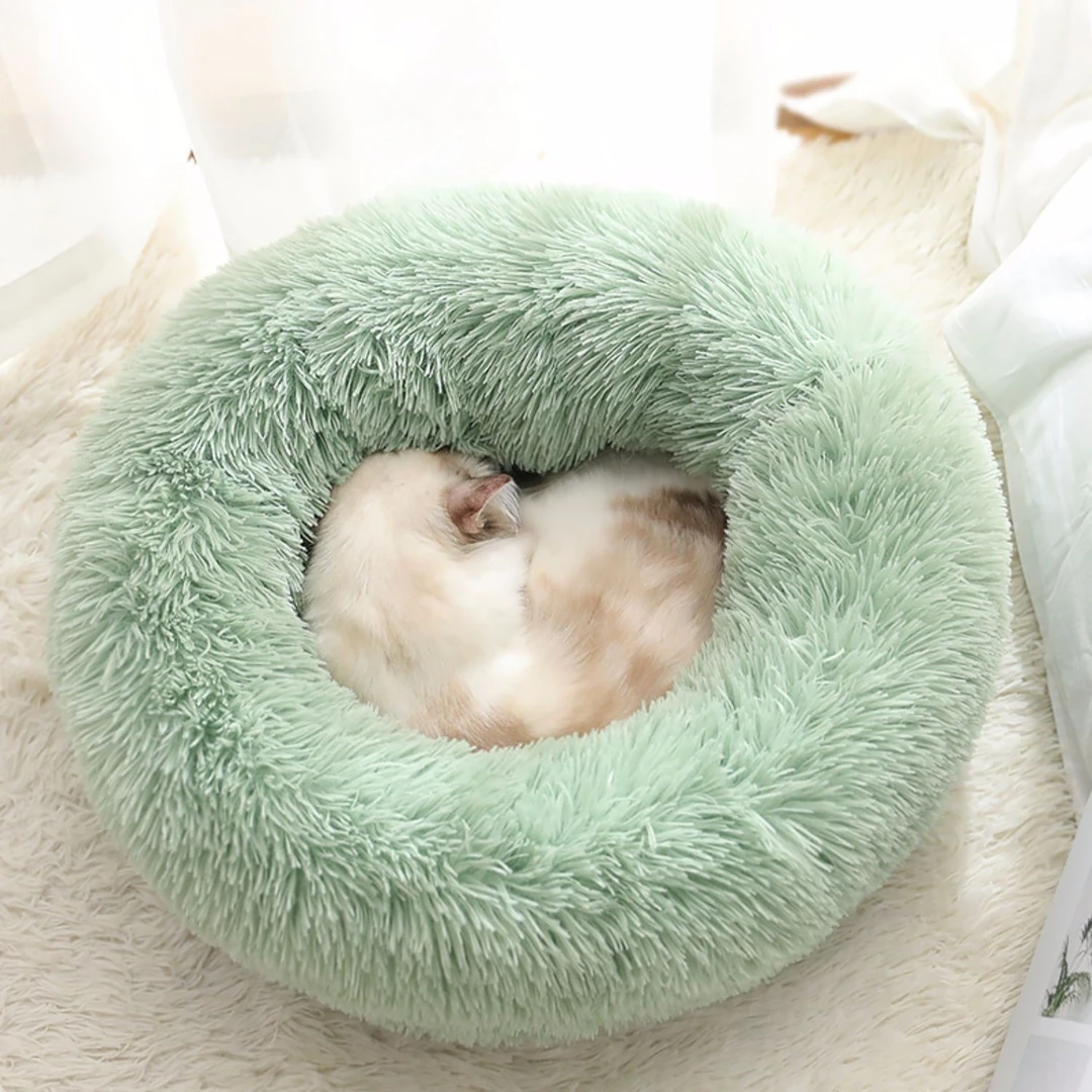 网红热款猫窝狗窝长毛绒深度睡眠窝猫狗窝软到深陷其中