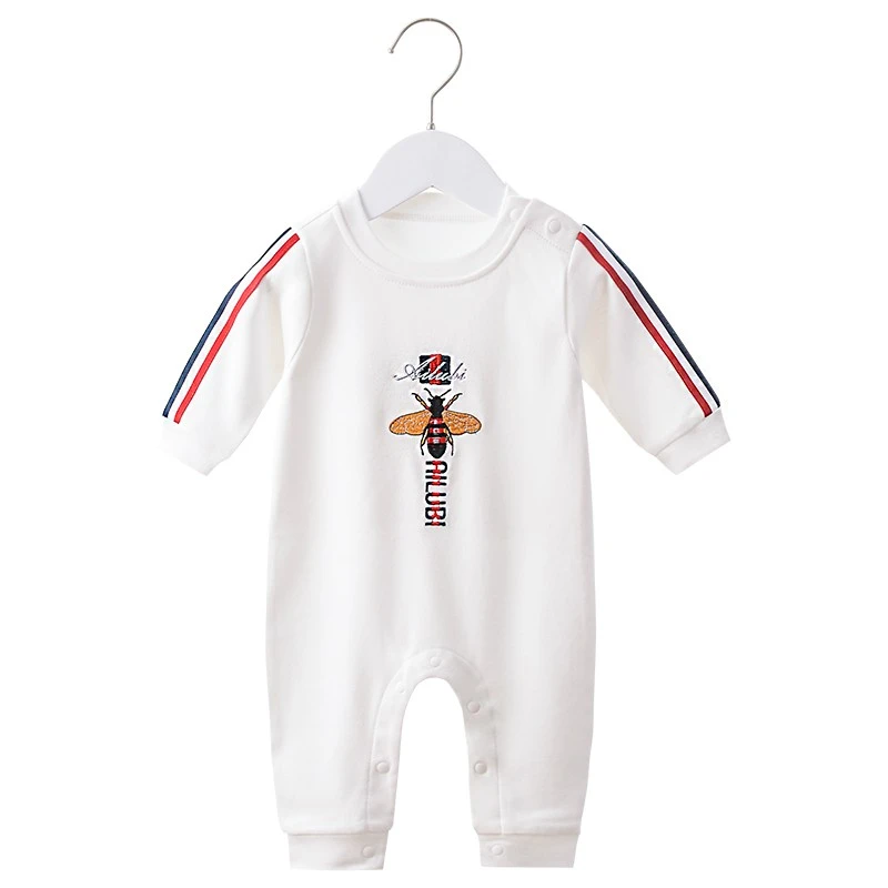 四季款纯棉婴儿连体衣打底外出居家宝宝长袖爬服218款