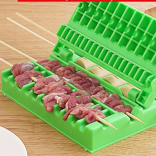 多功能穿串神器快速家用烧烤串肉串神器商用穿串机切羊肉串穿串器