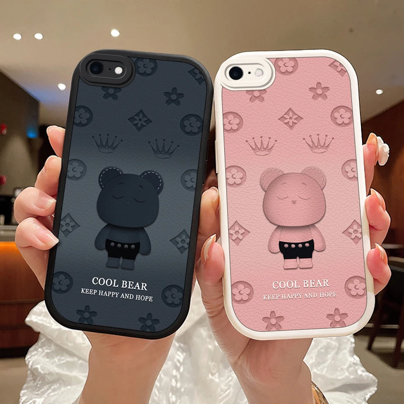 乖巧熊适用苹果6plus手机壳iPhone6s新款卡通6Splus硅胶防摔I6情