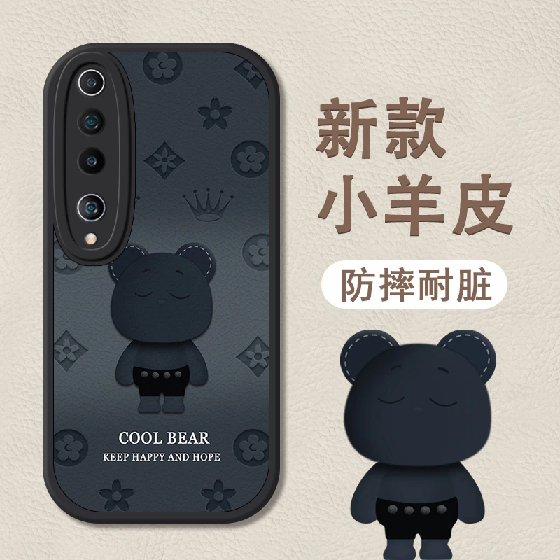 乖巧熊适用小米10手机壳10pro情侣可爱小米10青春版女款高级10s硅