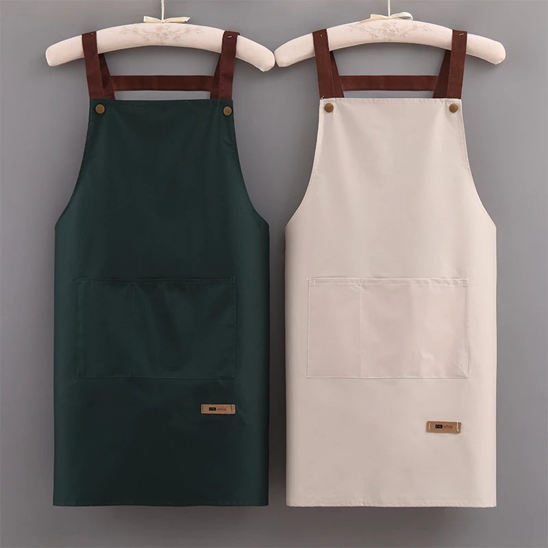 围裙厨房家用防水防油女韩版做饭餐饮工作服耐脏定制LOGO男士