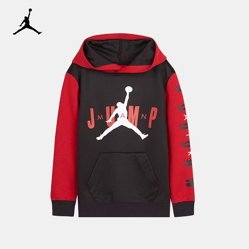 【童装旗舰】Air Jordan童装男童休闲连帽卫衣春秋季 JDB-PO-6906