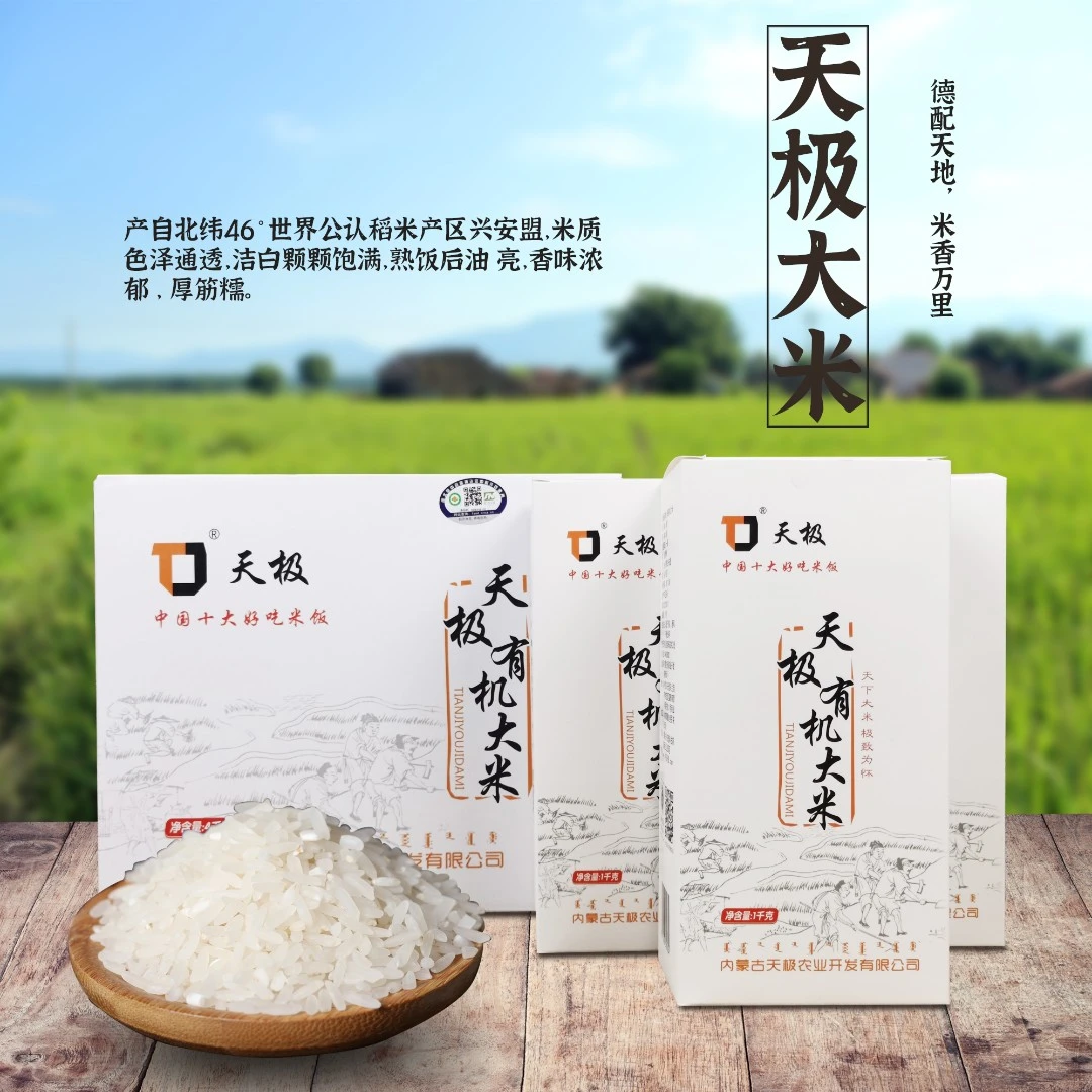 兴安盟天极有机大米优质稻米黑土地好吃粳米