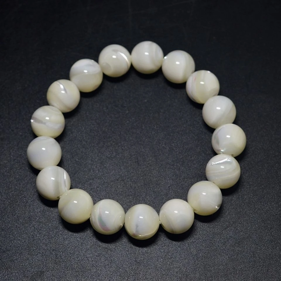 天然银蝶贝仙气迷你贝壳手链银丝贝气质国潮精美礼物优雅小清新