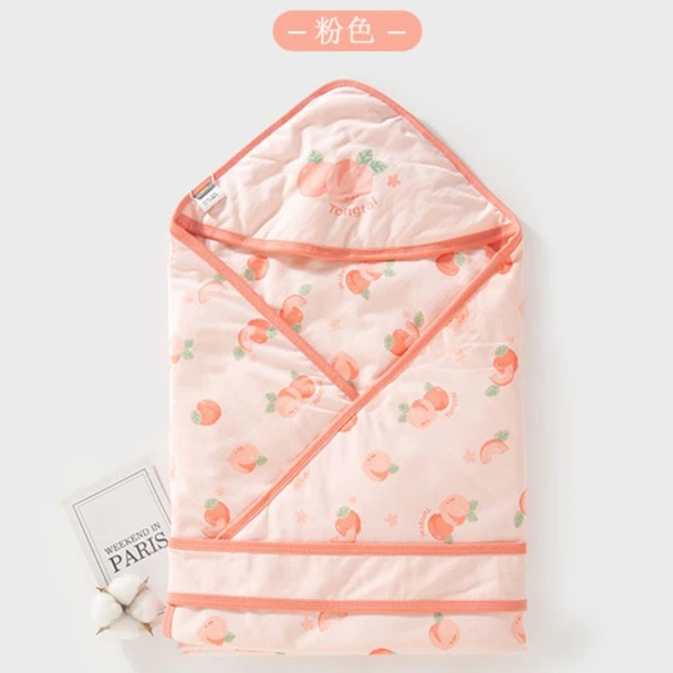 童泰新生儿宝宝薄棉产房暖气房专用婴幼儿抱被132A