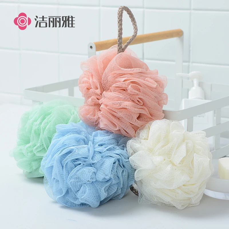 买1送1｜洁丽雅浴球沐浴条搓澡巾洗澡神器加厚多层搓背沐浴球家用