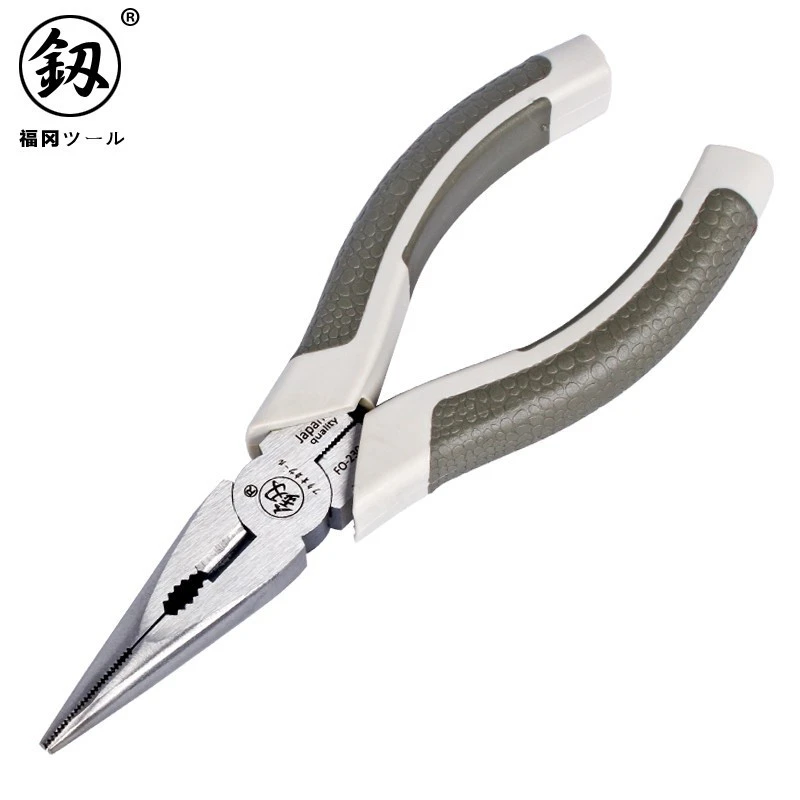 釰牌 福冈工具6寸尖嘴钳多功能尖口钳尖咀钳夹持工具 FO-2304