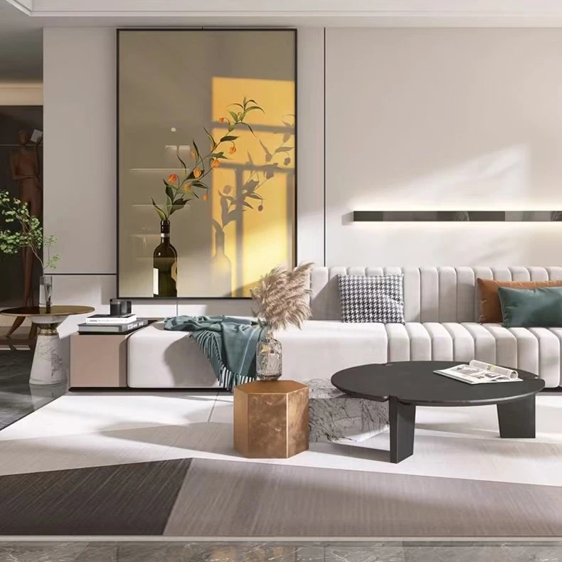 【上沐】【水晶-光影绿植】时尚平面竖款玄关沙发背景单幅装饰画