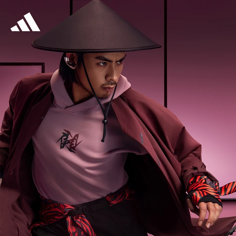 阿迪达斯官方 男款武极系列运动休闲经典卫衣 WJ SWT HOOD HE5119