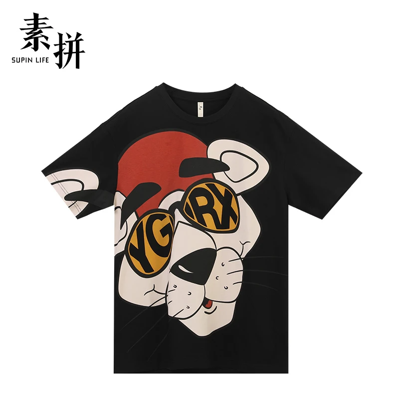素拼T恤SPMADT222645A-SPMADT222645B-SPMADT222645C