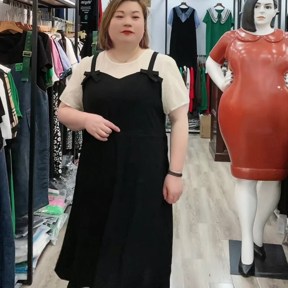 胖衣衣大码连衣裙 朵 2271（ 120-200斤）