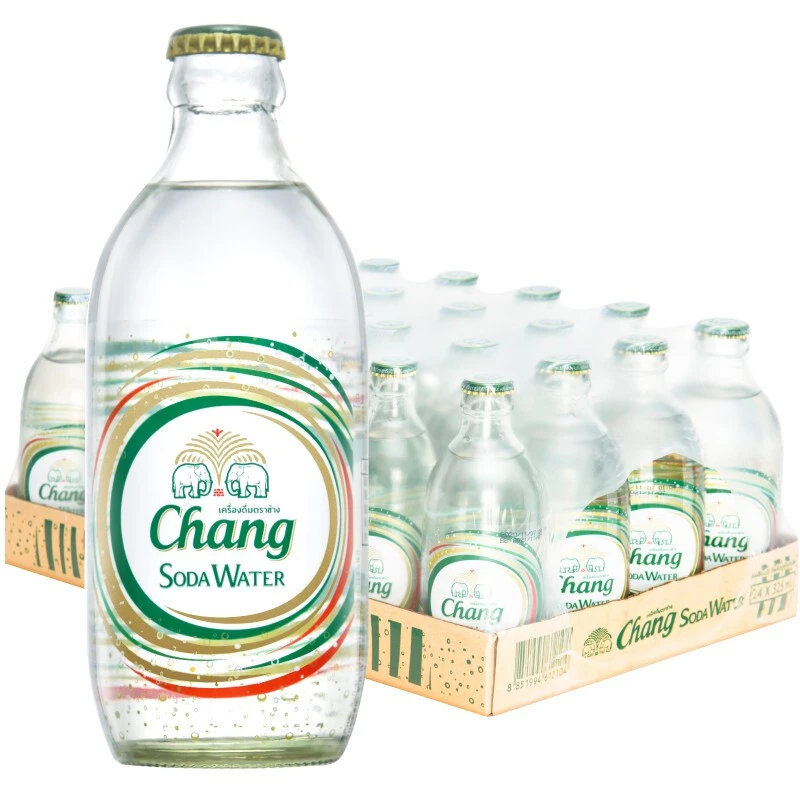 泰象苏打水 325ml*5瓶 无糖零卡 泰国进口苏打水含气泡水碱性