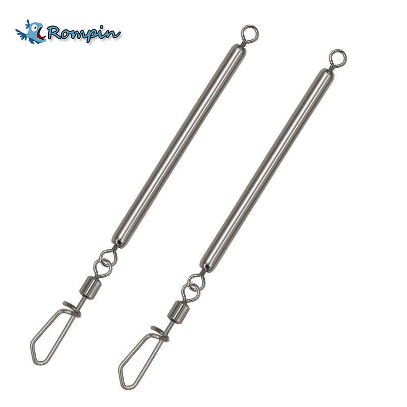 鲅鱼防咬棒丁字转环别针路亚海钓防咬链不锈钢连接器耐磨前导垂钓