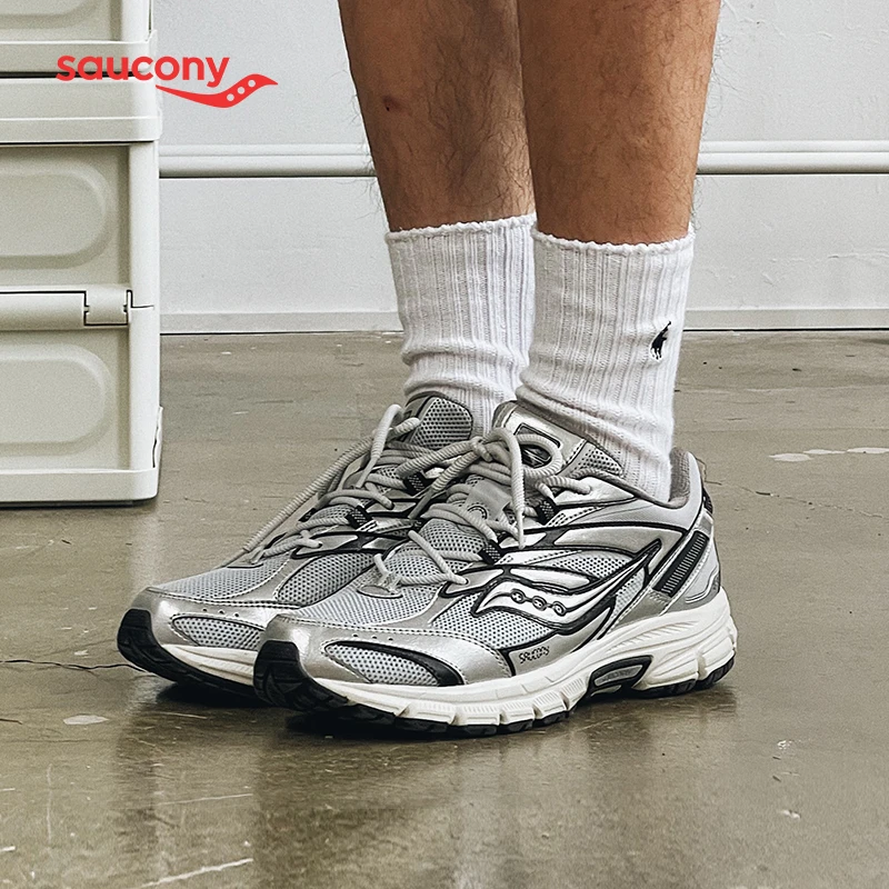 Saucony索康尼COHESION2KPRM电子表男女复古休闲鞋ins网面运动鞋