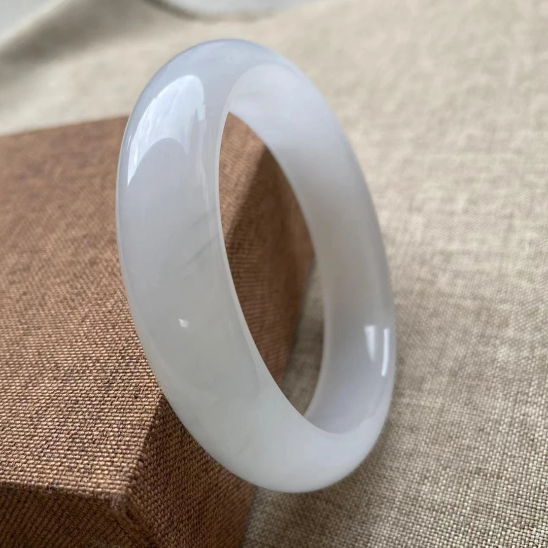 天然新疆金丝玉手镯女款精美气质妈妈百搭时尚平安镯冰透