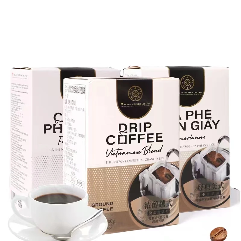 G7COFFEE【达人专享】越南中原G7特浓美式挂耳纯黑咖啡粉100g挂耳式