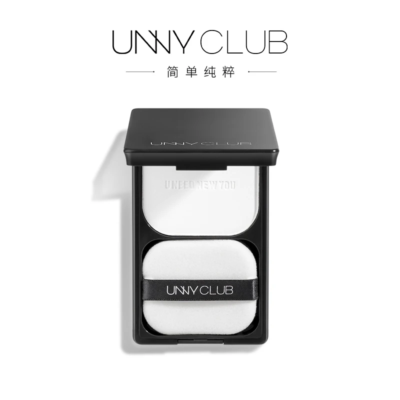 unny悠宜粉饼UNNYCLUB悠宜遮暇持妆美肌轻透蜜粉饼雾面柔雾遮瑕