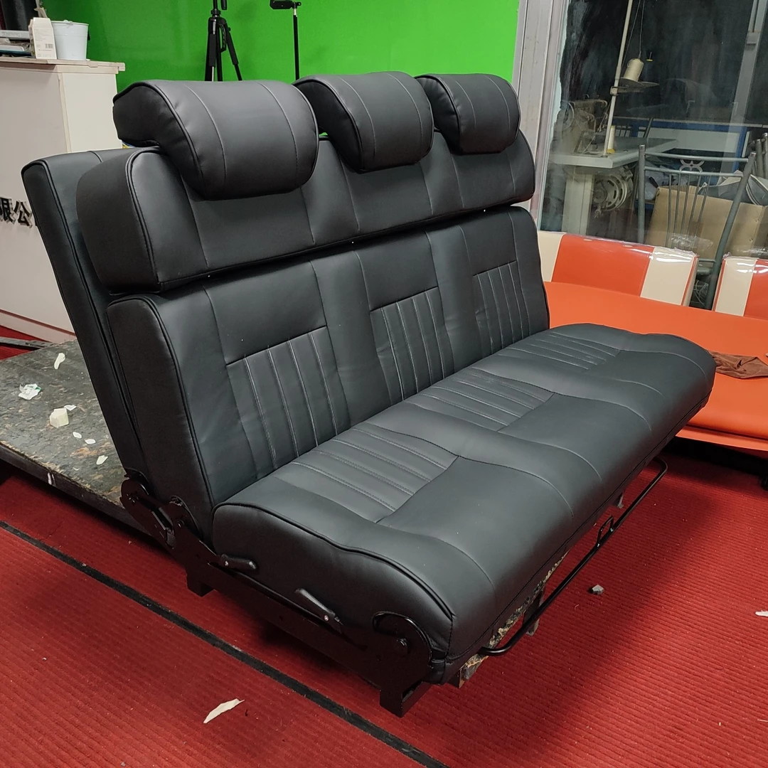 豪华三折叠房车座椅，瑞风别克大通华颂五菱征程改后排汽车座椅