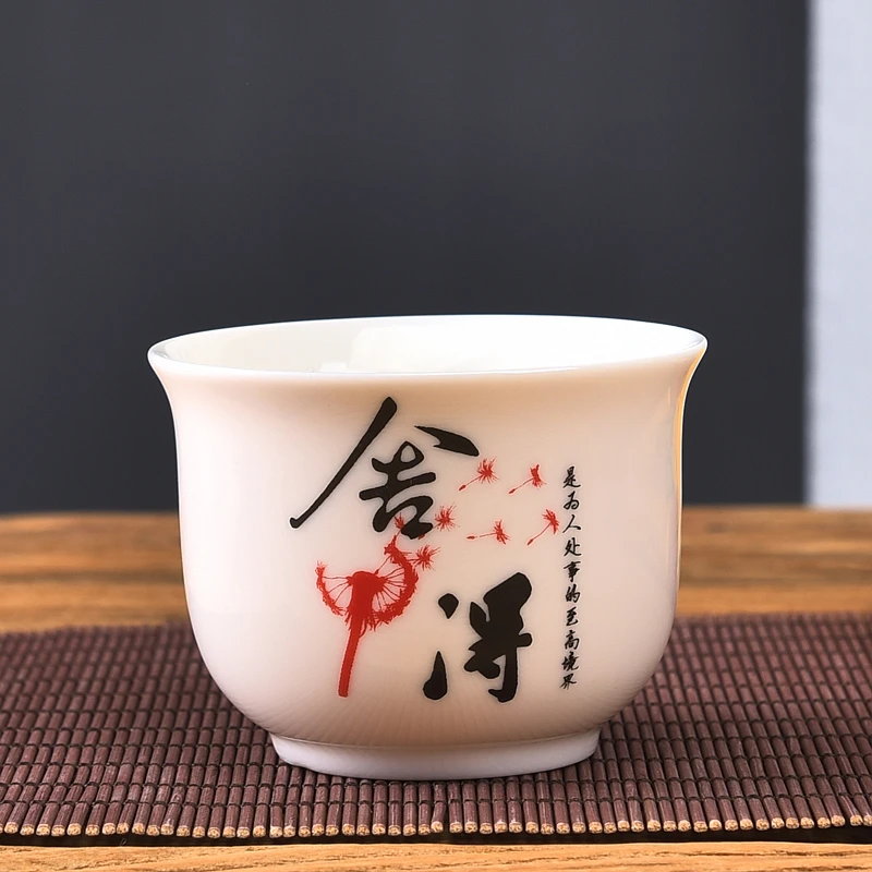 XIANGYAN/祥燕80ml怀旧经典语录家用老式黄酒喝酒杯小酒盅小酒杯