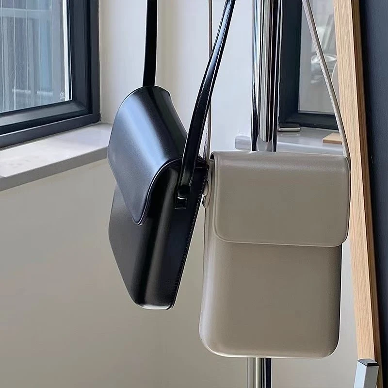 小众复古手机包竖款2022新款洋气单肩斜挎通用日韩简约零钱包百搭