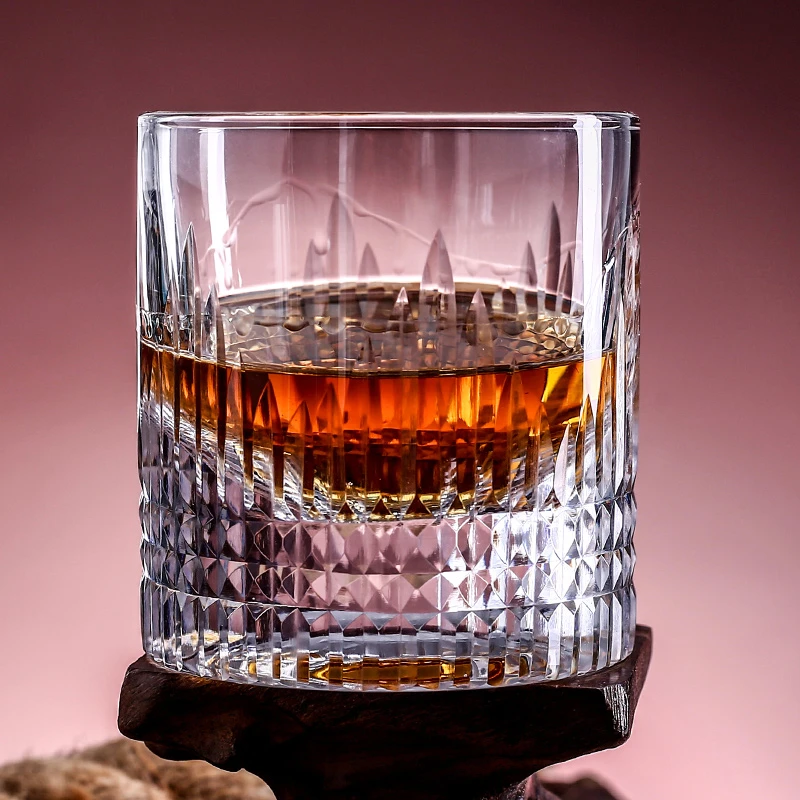 Whisky高端K9水晶威士忌酒杯手工切子精雕创意奢华定制洋酒杯子