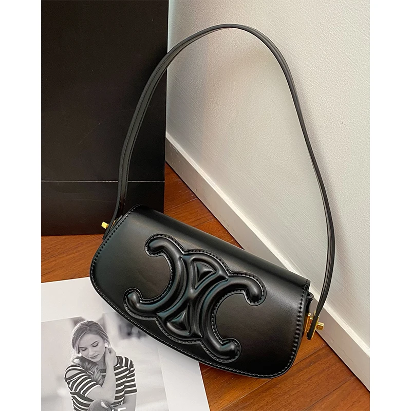 Sheldon 纯色小方包法棍高级感小众腋下包2022新款秋冬单肩斜挎包