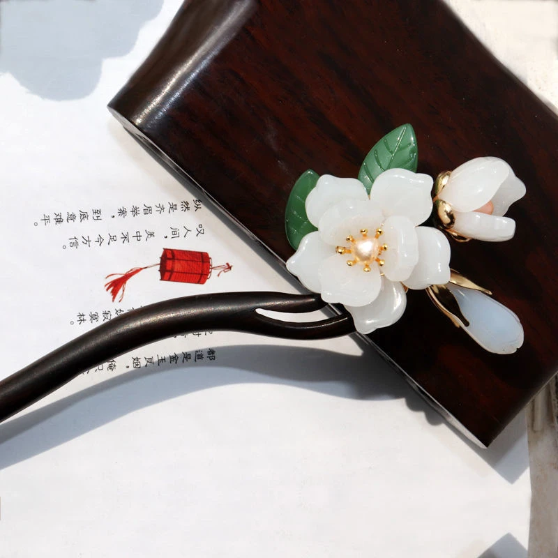 发簪古风女盘发木簪子简约现代日常头饰汉服褒姒
