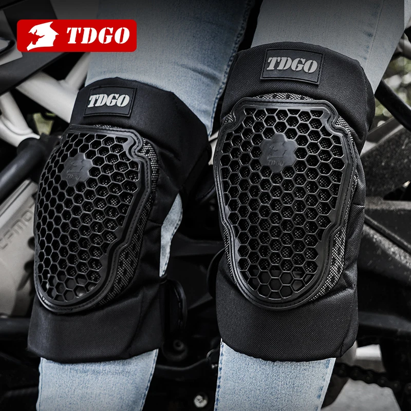 摩托车护膝夏季男机车护具防护装备骑行护膝盖防摔透气四季通用