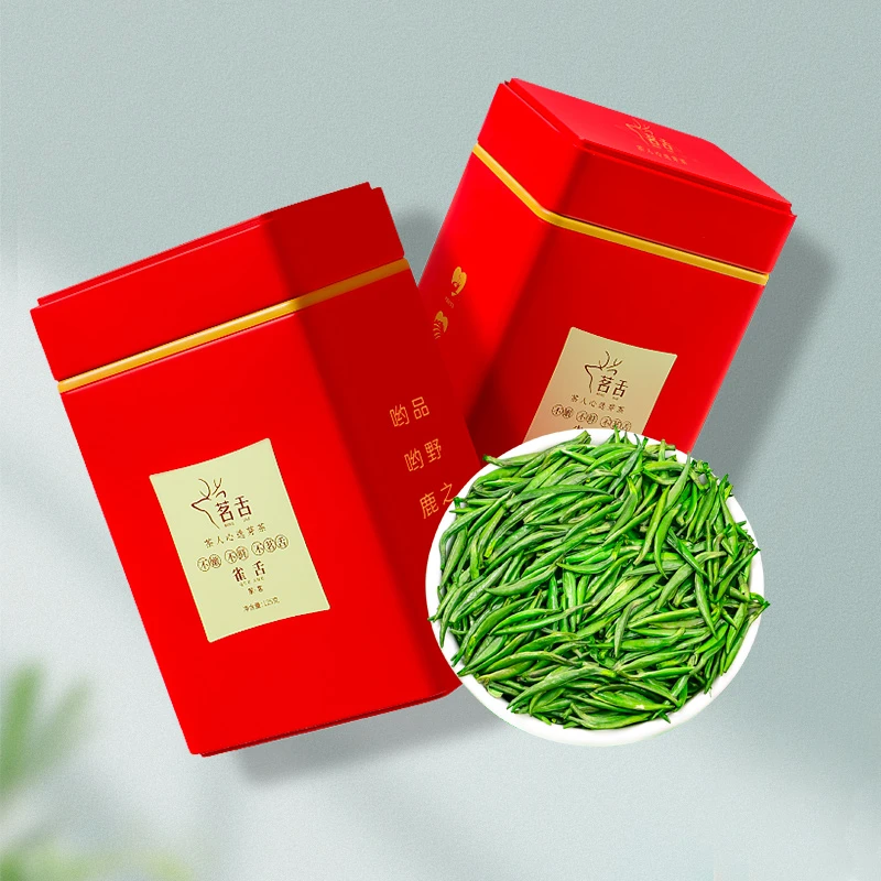 徽将军茗舌明前高山雀舌25新茶茶叶绿茶500g/250g/125g礼盒云雾茶