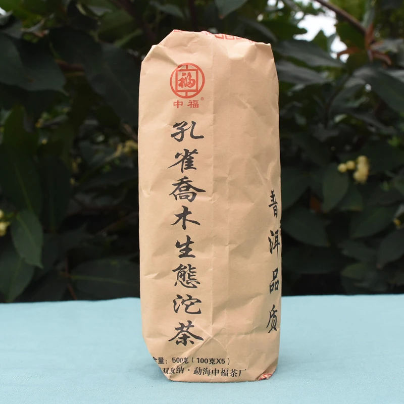 2019年孔雀乔木生态沱茶 生茶 500g花果香