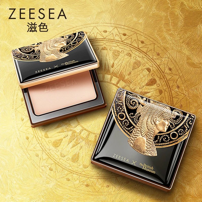 【达人推荐】ZEESEA滋色埃及蜜粉饼补妆定妆 ty